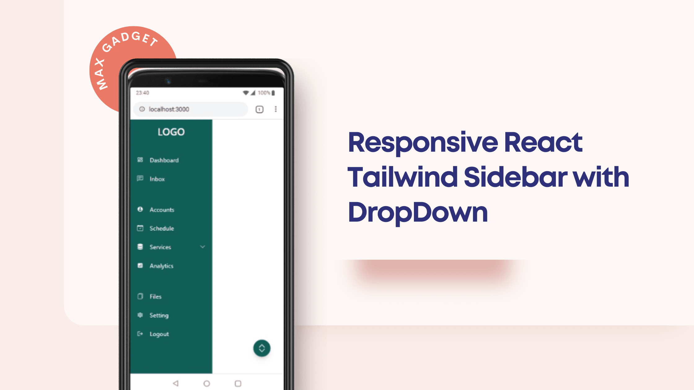 How to Create fully Responsive React Tailwind Sidebar with Dropdowns